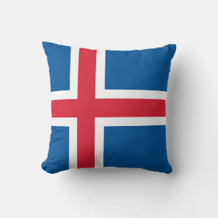 Amerikanische MoJo-Pillow mit Flagge Islands Kissen