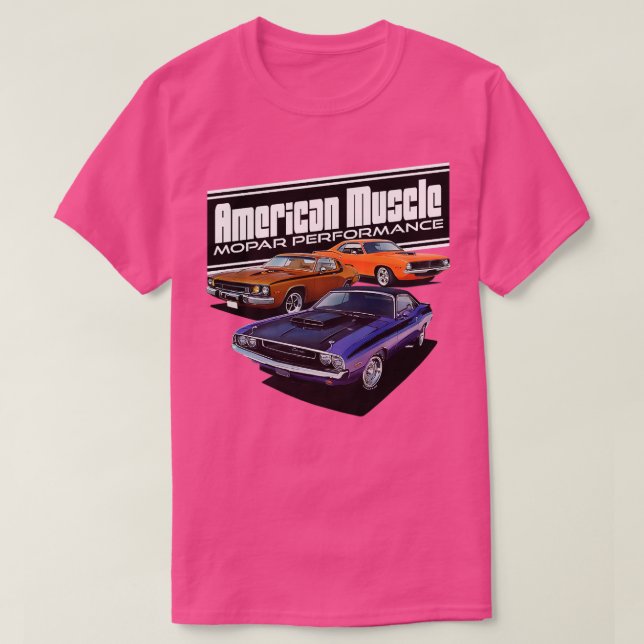 Amerikanische Moparmuskulatur T-Shirt (Design vorne)
