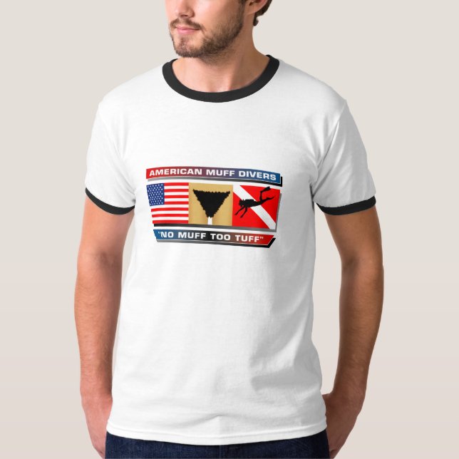 Amerikanische Muffen-Taucher T-Shirt (Vorderseite)