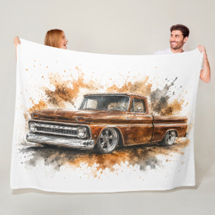 Amerikanische Muscle-Car-Flanelldecke Fleecedecke