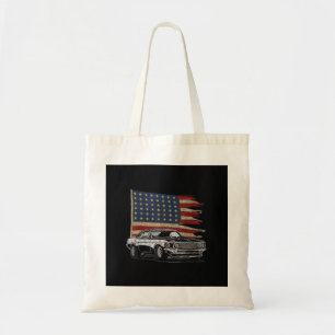 Amerikanische Muscle Sports Car Muscle Car Flagge Tragetasche