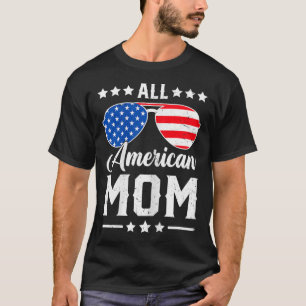 Amerikanische Mutter 4. Juli Funny Patriotic Usa M T-Shirt