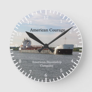 Amerikanische Mutuhr Runde Wanduhr
