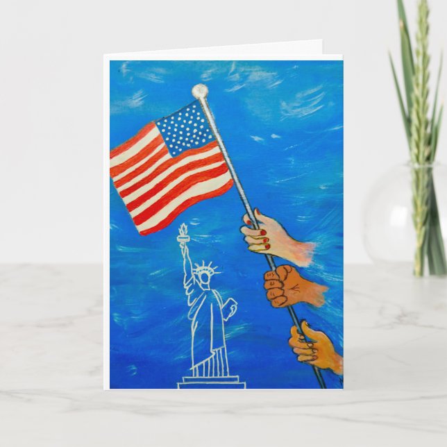 AMERIKANISCHE NOTENKARTE KARTE (Vorderseite)