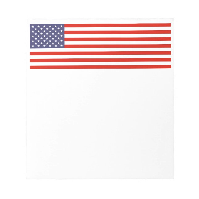 Amerikanische Notizblöcke | Patriotic USA Design (Vorderseite)