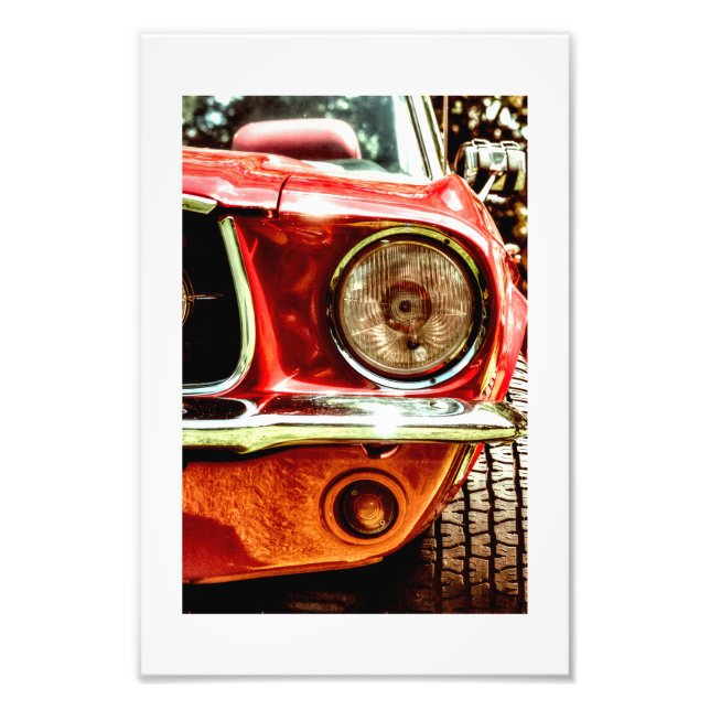 Amerikanische Oldtimer (0275) Fotodruck (Vorne)