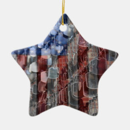 Amerikanische Opferstätte Keramikornament