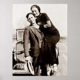 Amerikanische Outlaws Bonnie & Clyde The Barrow Ga Poster