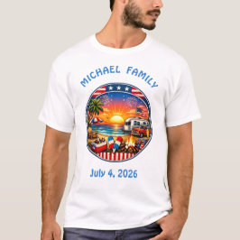 Amerikanische Party-Passende T-Shirts