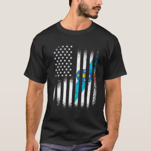 Amerikanische Patriot Ground Land USA Flaggen T-Shirt