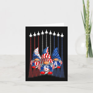 Amerikanische patriotische Gnome USA Unabhängigkei Karte