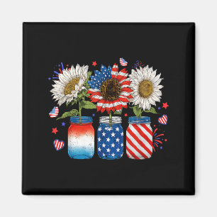 Amerikanische patriotische USA-Flaggen-Gläser mit  Magnet