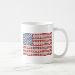 Amerikanische Piratenflagge Kaffeetasse