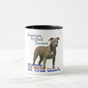 Amerikanische Pitbull-Terrier: Tasse