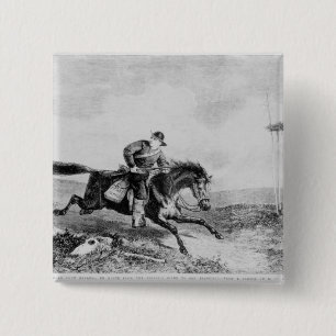 Amerikanische Pony Express Button