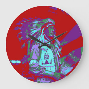 Amerikanische Pop Art Große Wanduhr