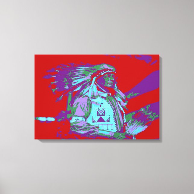 Amerikanische Pop Art Leinwanddruck (Vorderseite)