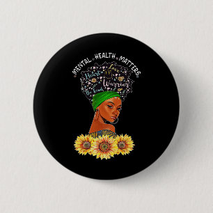 Amerikanische psychische Gesundheitsprobleme Warri Button