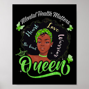 Amerikanische psychische Gesundheitsprobleme Warri Poster
