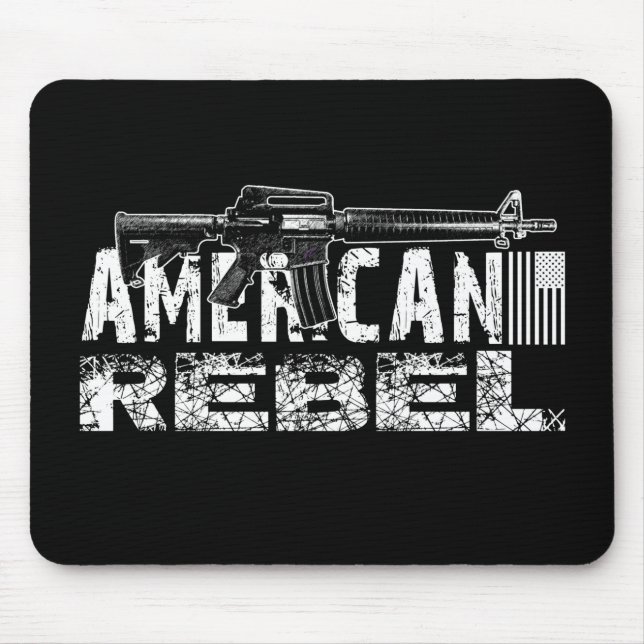 Amerikanische Rebellen AR-15 Mousepad (Vorne)