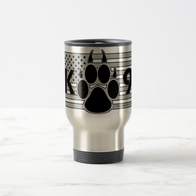 Amerikanische Reise-Tasse der Tatze K-9 Reisebecher (Mittel)
