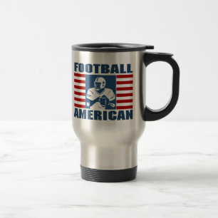 Amerikanische Reise-Tasse des Fußballs Reisebecher