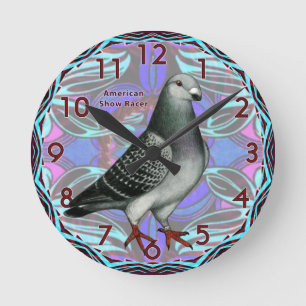 Amerikanische Rennuhr Runde Wanduhr