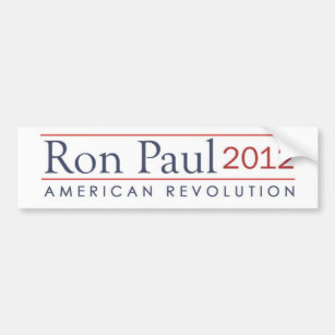 Amerikanische Revolution Ron Pauls 2012 Autoaufkleber