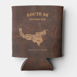 Amerikanische Road Trip-Jahrhundertkarte Heritage Dosenkühler