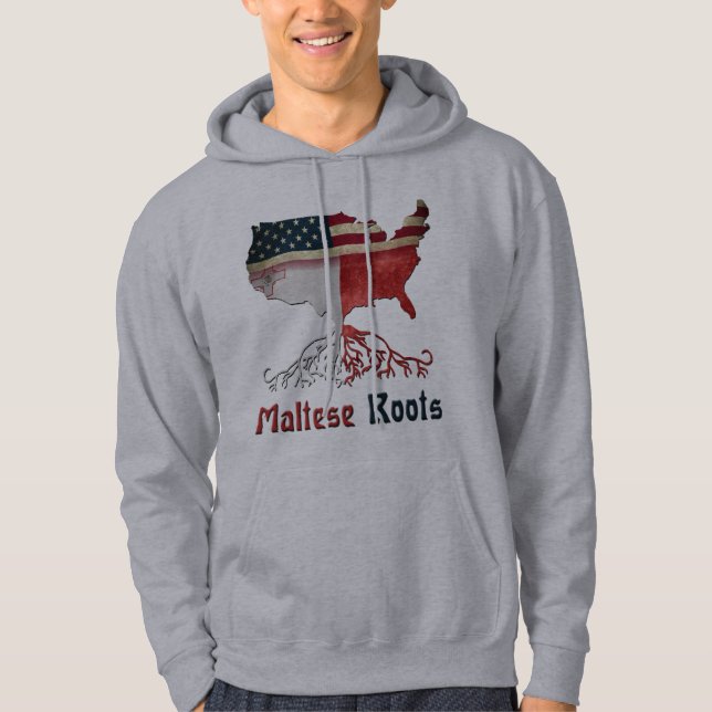 Amerikanische Roots Hooded Hoodie (Vorderseite)