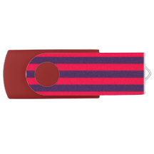 Amerikanische Rose und amerikanische Lila Streifen