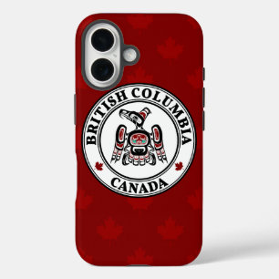 Amerikanische Rote Schwarze Kunst Kaigani Thunderb iPhone 16 Hülle