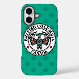 Amerikanische Rote Schwarze Kunst Thunderbird iPhone 16 Hülle