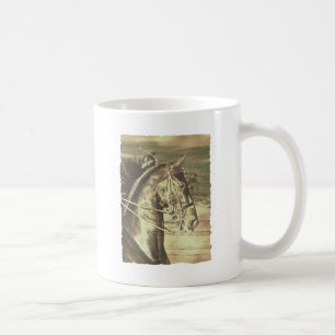 Amerikanische Saddlebed-Imitate Vintag Kaffeetasse