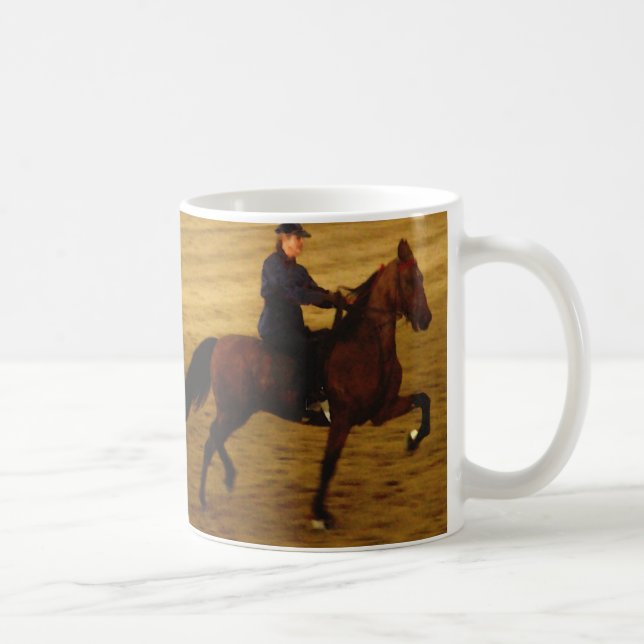 Amerikanische Saddlebred-Tasse Tasse (Rechts)