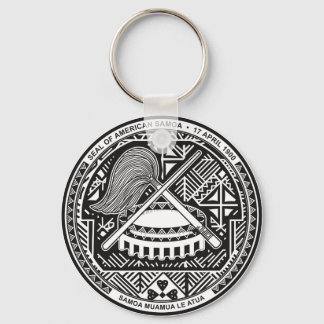 Amerikanische Samoa-Offizielle Wappen-Heraldry-Sym Schlüsselanhänger