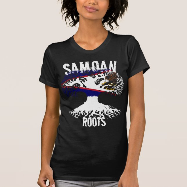 AMERIKANISCHE SAMOA ROOTS T-Shirt (Vorderseite)