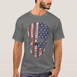 Amerikanische Schädel in Bedrängnis T-Shirt