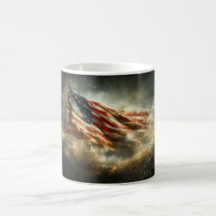 Amerikanische Schlachtflagge Kaffeetasse