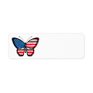 Amerikanische Schmetterlings-Flagge