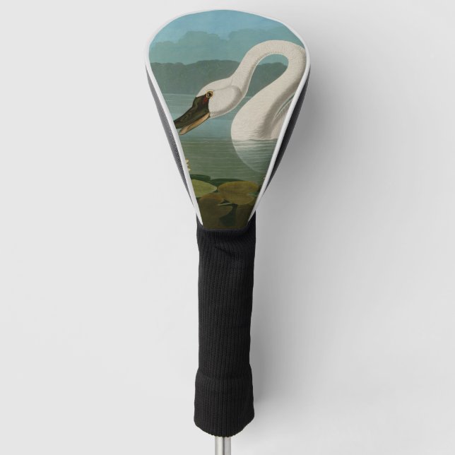 Amerikanische Schwanenvögel Audubon Golf Headcover (Vorderseite)