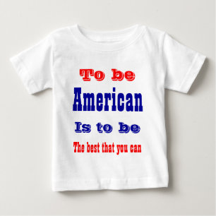 Amerikanische Slogan-T - Shirt