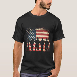 Amerikanische Soldatenflagge T-Shirt