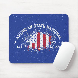 Amerikanische Staat Nationale Friedensflagge Plats Mousepad