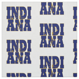 Amerikanische Staatsflagge Indianas Stoff