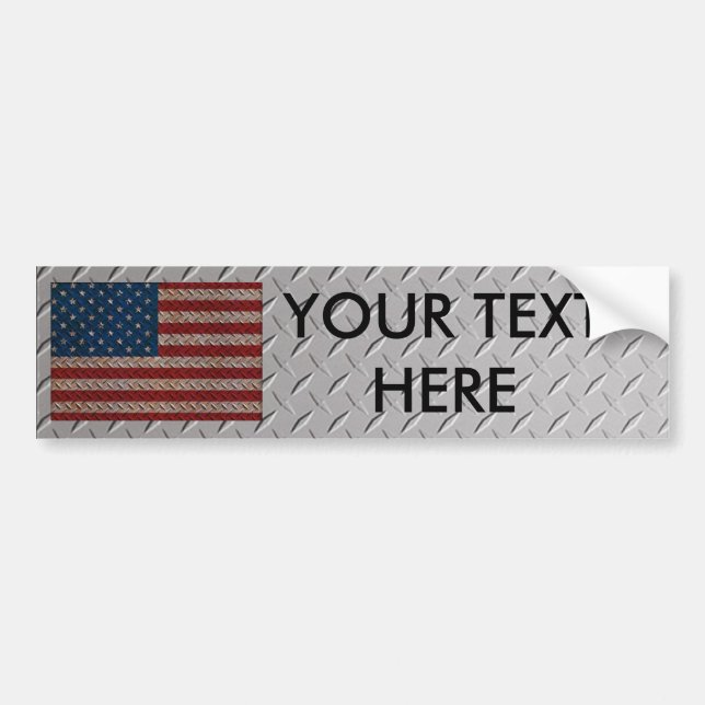 AMERIKANISCHE STÄRKE AUTOAUFKLEBER (Vorne)