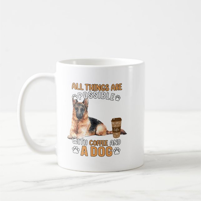 Amerikanische Stolz Niedliche Hunde Tiergeschenke  Kaffeetasse (Links)