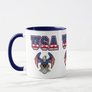 Amerikanische Stolz USA Schild Custom Two-Tone-Kaf Tasse