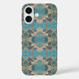 Amerikanische südwestliche gemusterte Kunst und Fa iPhone 16 Hülle