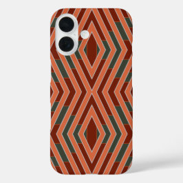 Amerikanische südwestliche Stammesmusterkunst und iPhone 16 Hülle